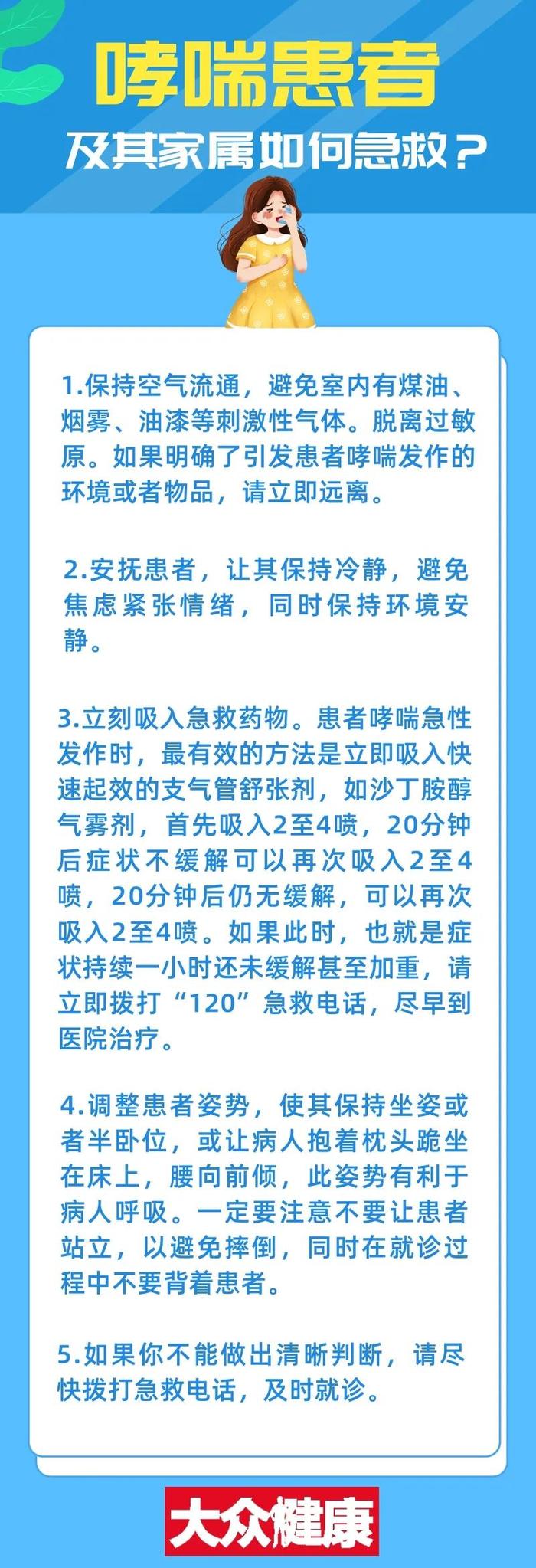 家庭突发哮喘发作的应对策略